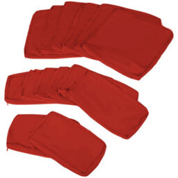 Outsunny Garden Rattan Sofa Set Polyester Cover Replacement No Cushion Red - thumbnail 7