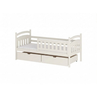 Arte Terry Cotton 90 X 190Cm Single Bed With Removable Guardrail And 2 Drawers - Foam/bonnell Mattress Included - image 1