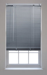 Furnished Pvc Venetian Blinds - Grey 25mm Slats Trimmable Blinds For Windows And Doors  (W)175Cm (L)210Cm - thumbnail 2