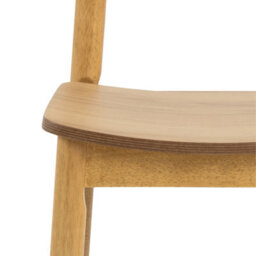 Furniture To Go Barlow Dining Chair In Matt Oak Set Of 2 - thumbnail 5