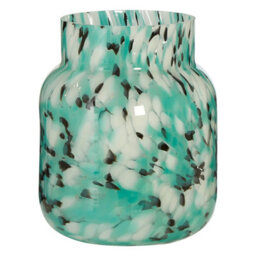 Orsina Calla Turquoise Speckle Vase