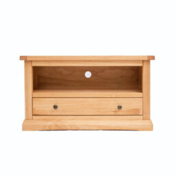 Cabinet Bits Lucca Waxed 1 Drawer Tv Cabinet Brass Knob - thumbnail 1