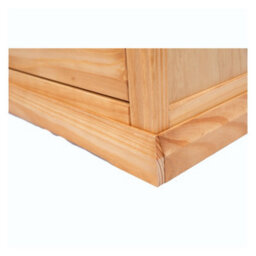 Cabinet Bits Lucca Waxed 1 Drawer Tv Cabinet Brass Knob - thumbnail 7