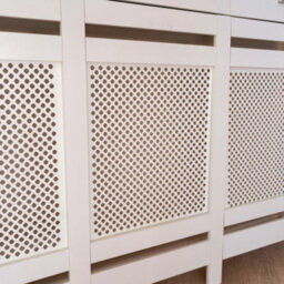 Jack Stonehouse White Diamond Mdf Radiator Cover With Drawer - Large - 152Cm (W) X 81.5Cm (H) X 19Cm (D) - thumbnail 5