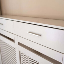 Jack Stonehouse White Diamond Mdf Radiator Cover With Drawer - Large - 152Cm (W) X 81.5Cm (H) X 19Cm (D) - thumbnail 6