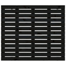 Berkfield Wall Headboard Black 96X3X91.5 Cm Solid Wood Pine - thumbnail 4