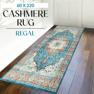 Ameha Regal Cashmere Door Rug Modern Bedroom Hallway Runner Indoor/outdoor Mats-60X220 Cm - image 1