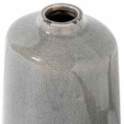 Hill Interiors Uk Homeliving Garda Grey Glazed Liv Vase - thumbnail 3
