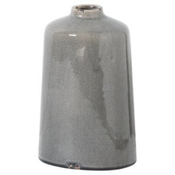 Hill Interiors Uk Homeliving Garda Grey Glazed Liv Vase - thumbnail 1