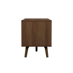 Herringford Small Tv Unit Entertainment Stand Walnut Parquet Design - thumbnail 9