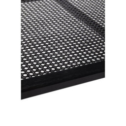 Orsina Traditional Black Coffee Table, Wood Table For Coffee And Outdoor With Bottom Shelf, Pine Wood Tea Table - thumbnail 6