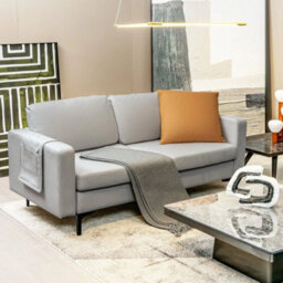 Modern Upholstered Loveseat Sofa 2 Seat Sofa Couch W/ Seat Cushions - thumbnail 3