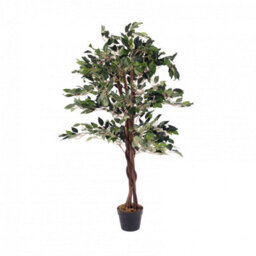 Oypla Artificial Ficus Tree Plant 120Cm Indoor Outdoor Garden Decoration - thumbnail 2