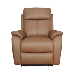 Aspire Kingsmere Power Recliner Armchair (1 Seater) In Real Leather, Tan - thumbnail 3