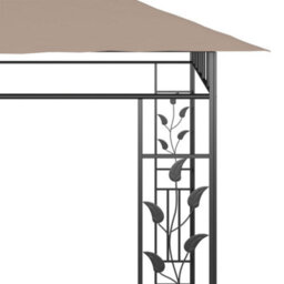 Walplus Gazebo With Mosquito Net 6X3X2.73 M Taupe 180 G/ma - thumbnail 5