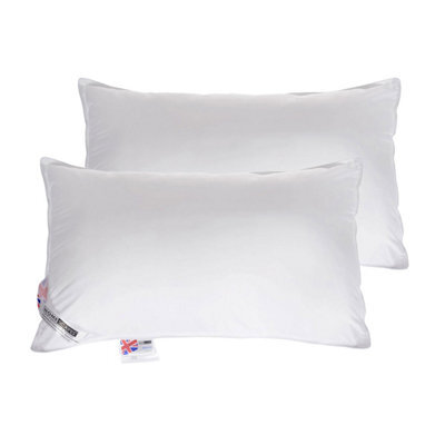 Homescapes Microfibre Extra Fill Pillow Pair - image 1