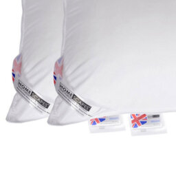 Homescapes Microfibre Extra Fill Pillow Pair - thumbnail 3