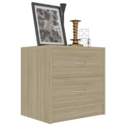 Vidaxl Bedside Cabinet Sonoma Oak 40X30X40 Cm Engineered Wood - thumbnail 3