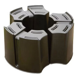 Strata 210L Classic Water Butt Set - Black Recycled Plastic,  Includes Stand & Rainwater Filler, 210L Capacity - thumbnail 3