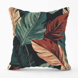 Warren Reed Designer Autumn Colour Leaves Cushions 45Cm X 45Cm - thumbnail 1