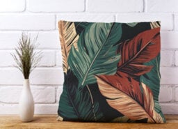 Warren Reed Designer Autumn Colour Leaves Cushions 45Cm X 45Cm - thumbnail 2
