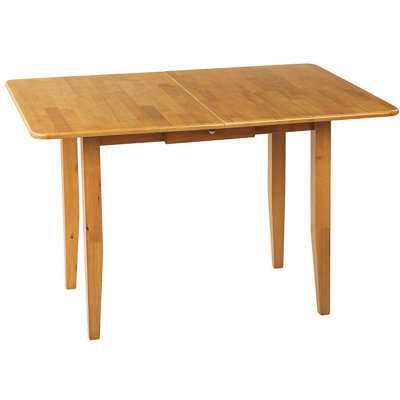 Beliani Extending Dining Table Masela Brown 90/120 Cm 60 Cm Wood - image 1