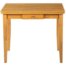 Beliani Extending Dining Table Masela Brown 90/120 Cm 60 Cm Wood - thumbnail 7