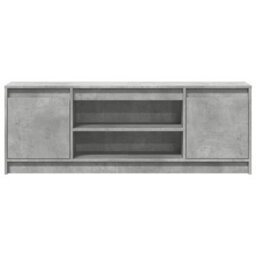 Berkfield Sturdy Tv Cabinet With Led Concrete Grey 139.5X34X50 Cm Engineered Wood - thumbnail 6