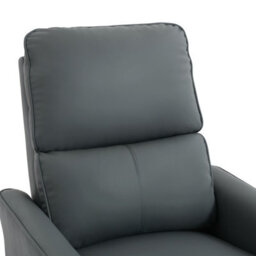 More4Homes Madrid Manual Recliner Air Leather Chair (Grey) - thumbnail 5