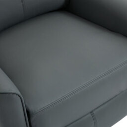 More4Homes Madrid Manual Recliner Air Leather Chair (Grey) - thumbnail 6