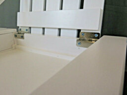 Aspect Furniture Timor 3 Tier Shoe Bench With Storage Space On Top-White - thumbnail 5