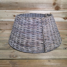 Samuel Alexander 28Or57Cm Everlands Kd Willow Christmas Tree Skirt Wicker Rattan   Small Grey Wash - thumbnail 3