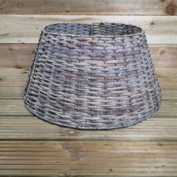 Samuel Alexander 28Or57Cm Everlands Kd Willow Christmas Tree Skirt Wicker Rattan   Small Grey Wash - thumbnail 2