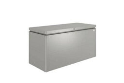 Biohort High Quality 5Ft X 2Ft Loungebox 160 Garden & Patio Metal Storage - Metallic Quartz Grey - thumbnail 1