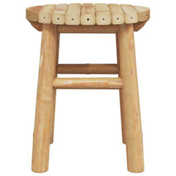 Walplus Stool Brown 30 X 30 X 36 Cm Bamboo - thumbnail 7