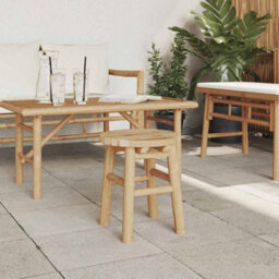 Walplus Stool Brown 30 X 30 X 36 Cm Bamboo - thumbnail 4