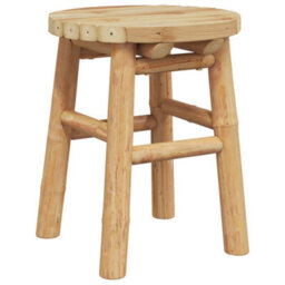 Walplus Stool Brown 30 X 30 X 36 Cm Bamboo - thumbnail 2