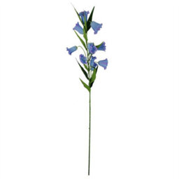 Leaf 100Cm Trumpet Artificial Flower Stem Blue - thumbnail 2