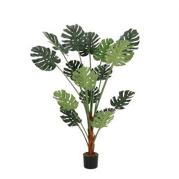 Living And Home Artificial Plant Realistic Tropical Monstera Tree Fake Plant In Pot 150 Cm - thumbnail 3