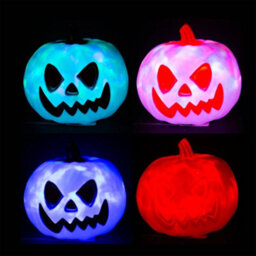 Halloween Pumpkin Sound Activated Led Light Multicoloured - thumbnail 3