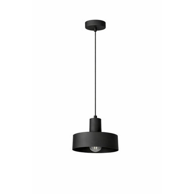 Luminosa Lighting Luminosa Velyo Dome Pendant Ceiling Light Black 1X E27 - image 1