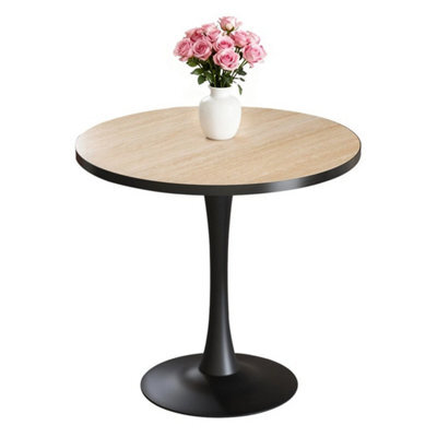 30Inch Round Leisure Coffee Table Cocktail Bar Table For Home Office Dining Room - image 1