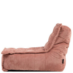 Icon Kids Dolce Scandi Jumbo Cord Lounger Bean Bag, Dawn Pink - thumbnail 4