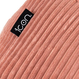 Icon Kids Dolce Scandi Jumbo Cord Lounger Bean Bag, Dawn Pink - thumbnail 6