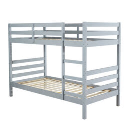 Home Source Hendon Children's Wooden Single Splittable Bunk Bed Grey - thumbnail 9