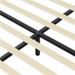 King Upholstered Bed Frame With Button Tufted Headboard With Slat Light Grey - thumbnail 6