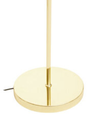 Orsina Shiny Brass Tapered Table Lamp, Easy-To-Use Switch Besides Lamp, Space-Saver Lounge Room Lamp - thumbnail 5