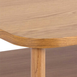 Wyld Haus Bermudas Natural Oak Square Coffee Table With Lower Shelf - thumbnail 6