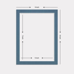 Ak Frames 8X6 Pompadour Picture Mounts To Fit 7X5 Aperture Size - Mount Board Only (No Frame Included) - thumbnail 3