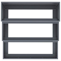 Berkfield Garden Planter Anthracite 90 X 90 X 35 Cm Steel - thumbnail 8